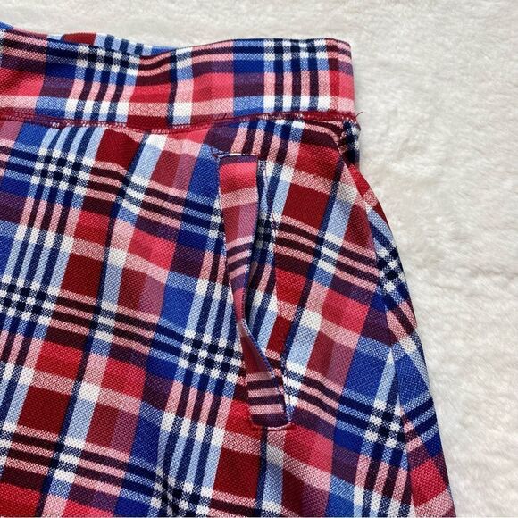Talbots Plaid Skorts Red, White and Blue Size Small - Picture 6 of 9